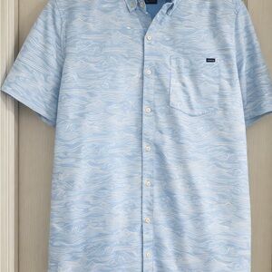Chubbies Light Blue Wave Pattern Shirt